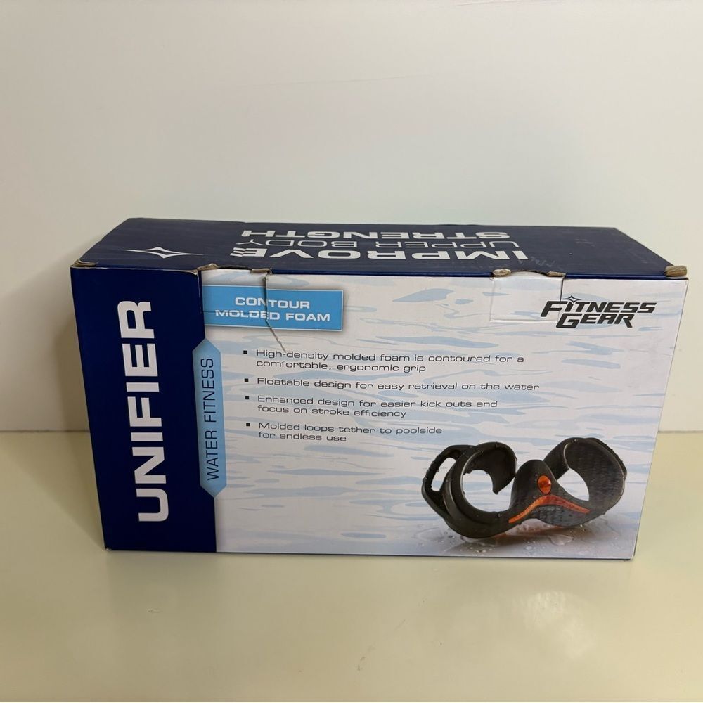 UNIF Fitness Gear swim training aid - Black and Orange